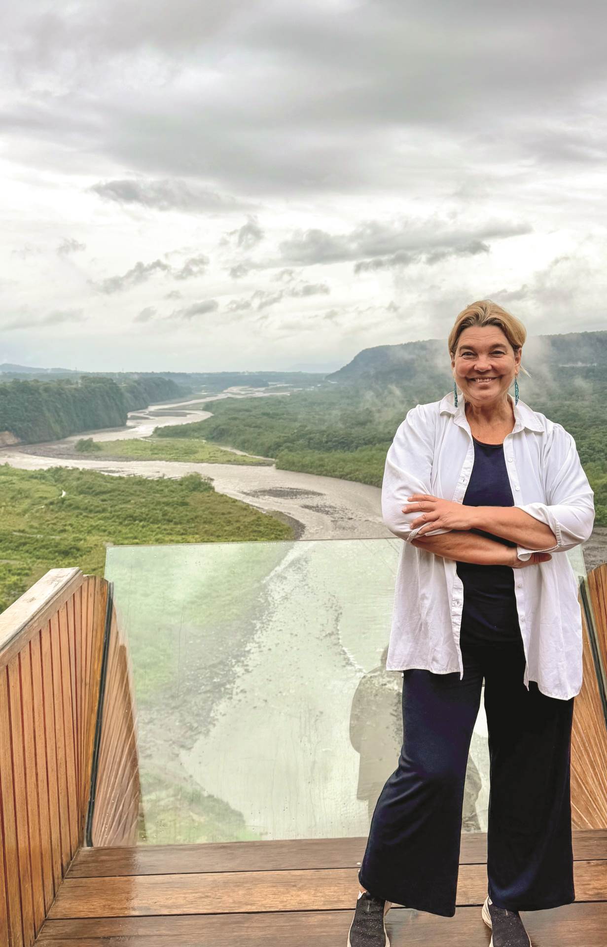 Karmela Vukov Colić na putovanju u Južnoj Americi