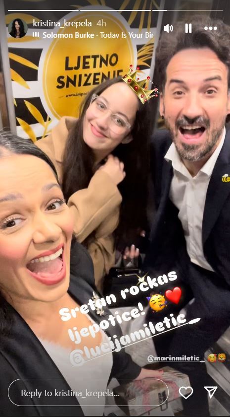 Kristina Krepela Marin Miletić i Lucija Miletić