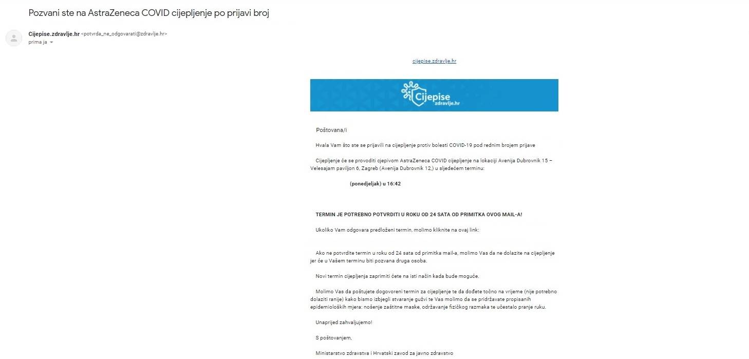 SVI PRIČAJU O TOME, ALI NISU VIDJELI Evo kako izgleda sučelje sporne aplikacije Cijepise