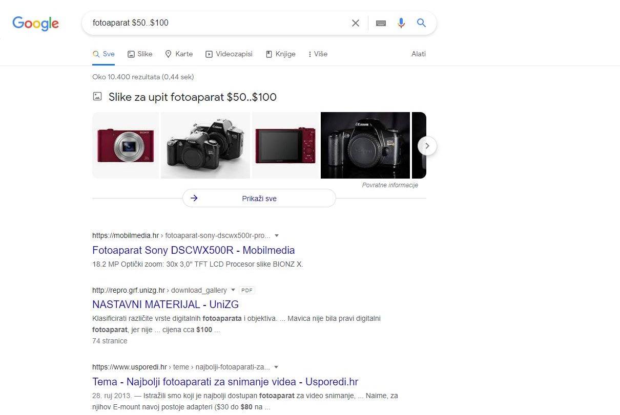 BOLJI REZULTATI: Vaše pretraživanje može biti još preciznije