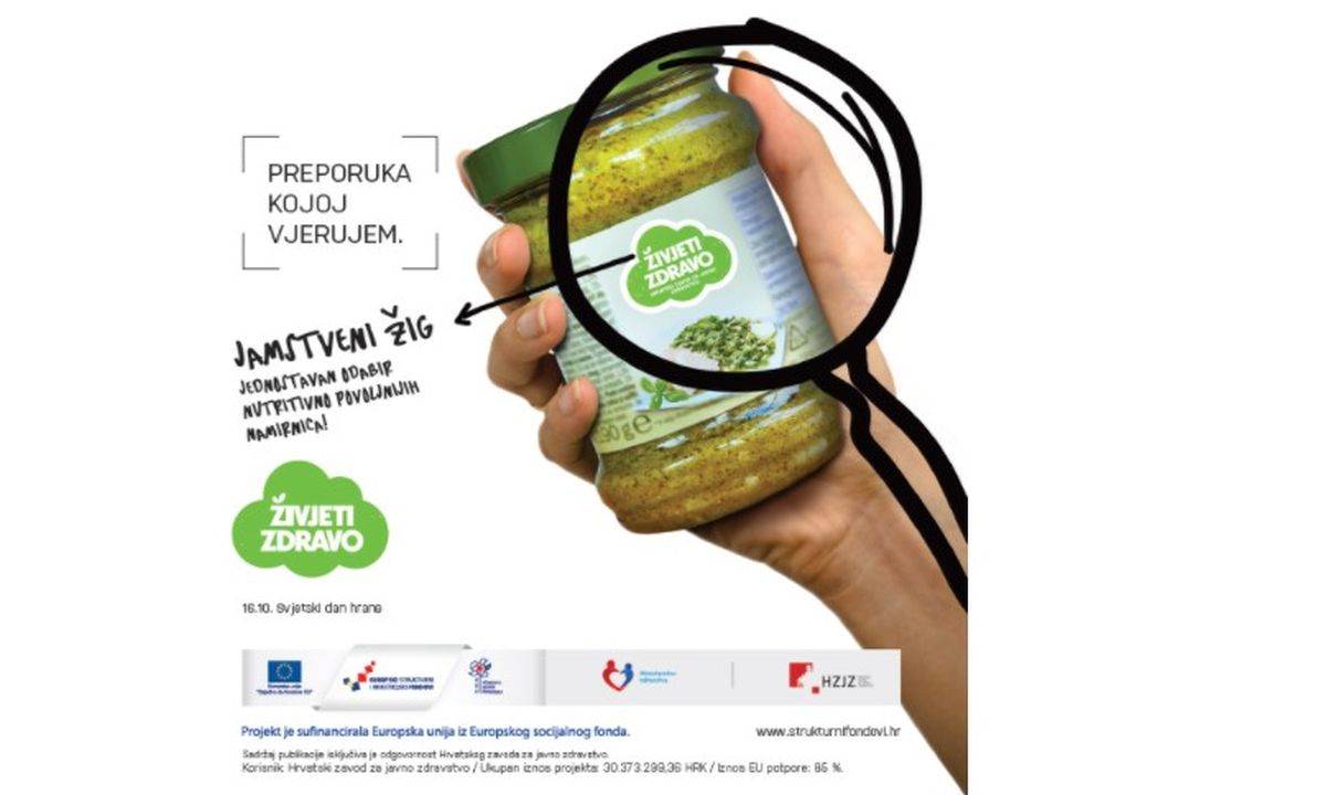 ODOBRILA EUROPSKA KOMISIJA: Kupujete li proizvode s oznakom Jamstvenog žiga Živjeti zdravo?