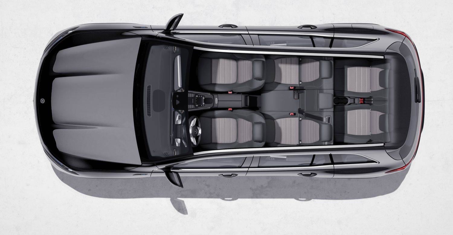 SEDMEROSJED KAO OPCIJA: Električni Mercedes EQB u trećem redu omogućuje sjedenje osobama do 1,65 metara visine