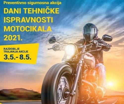 POZIV MOTOCIKLISTIMA Iskoristite besplatni tehnički pregled koju vam nudi država