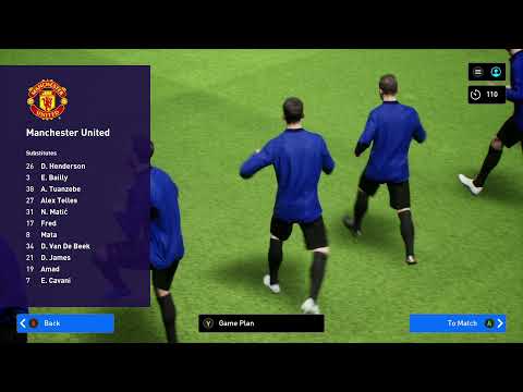 PES 2022 - Manchester Utd vs Barcelona