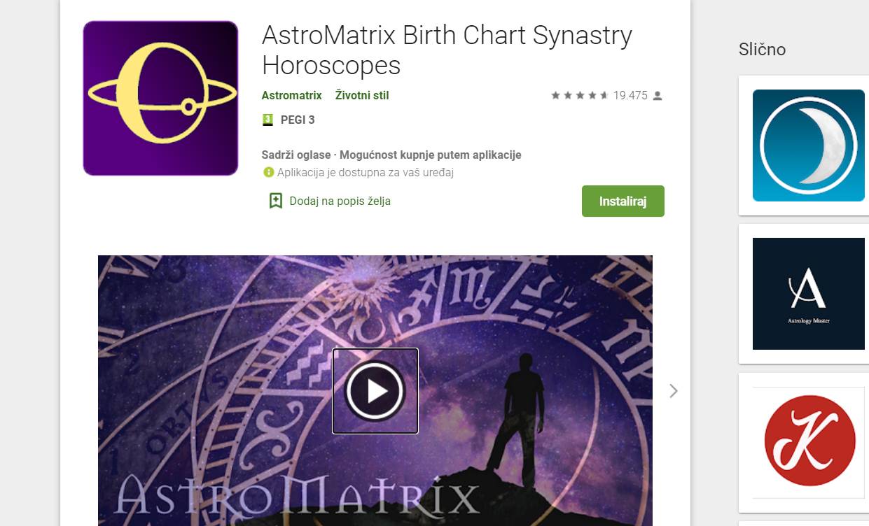 Astrologija aplikacija 3