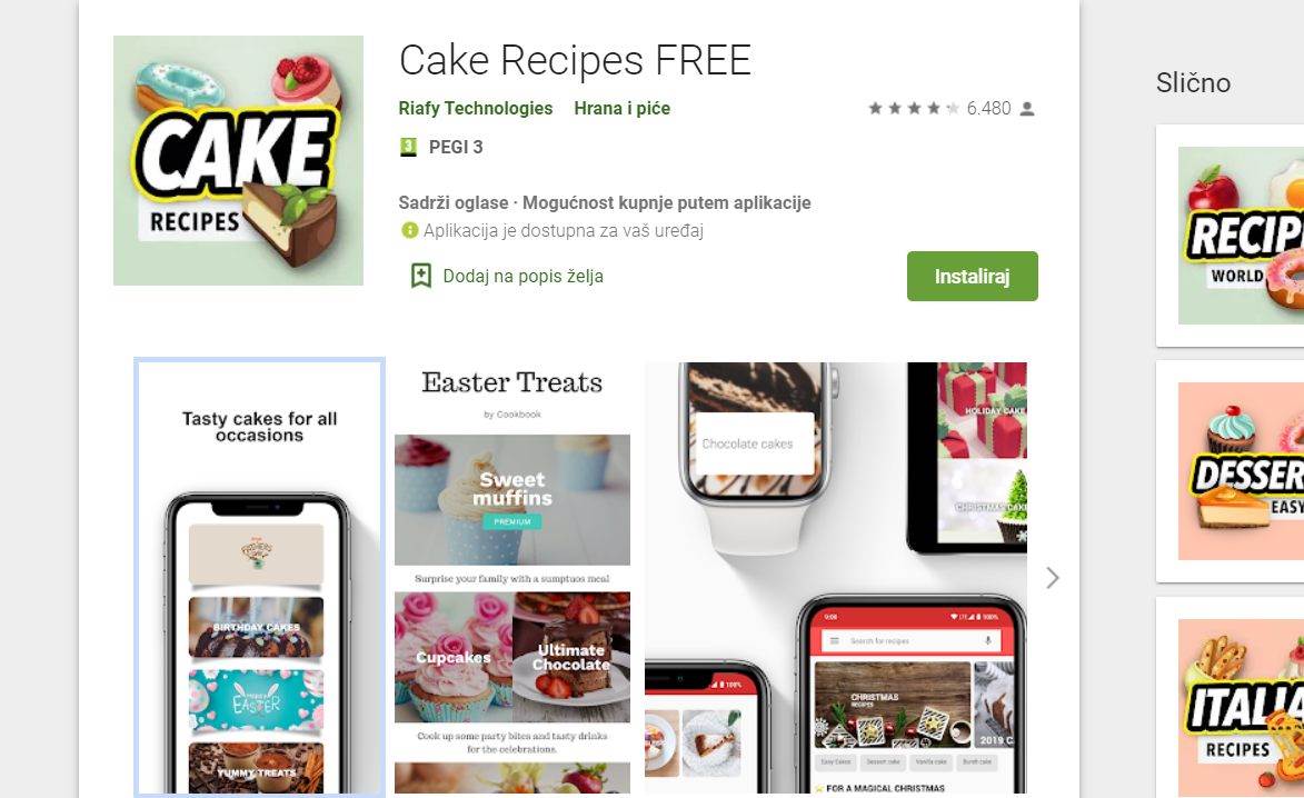 Aplikacije kolači 1