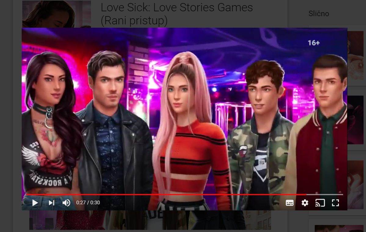 Love Sick: Love Stories Games (Rani pristup)