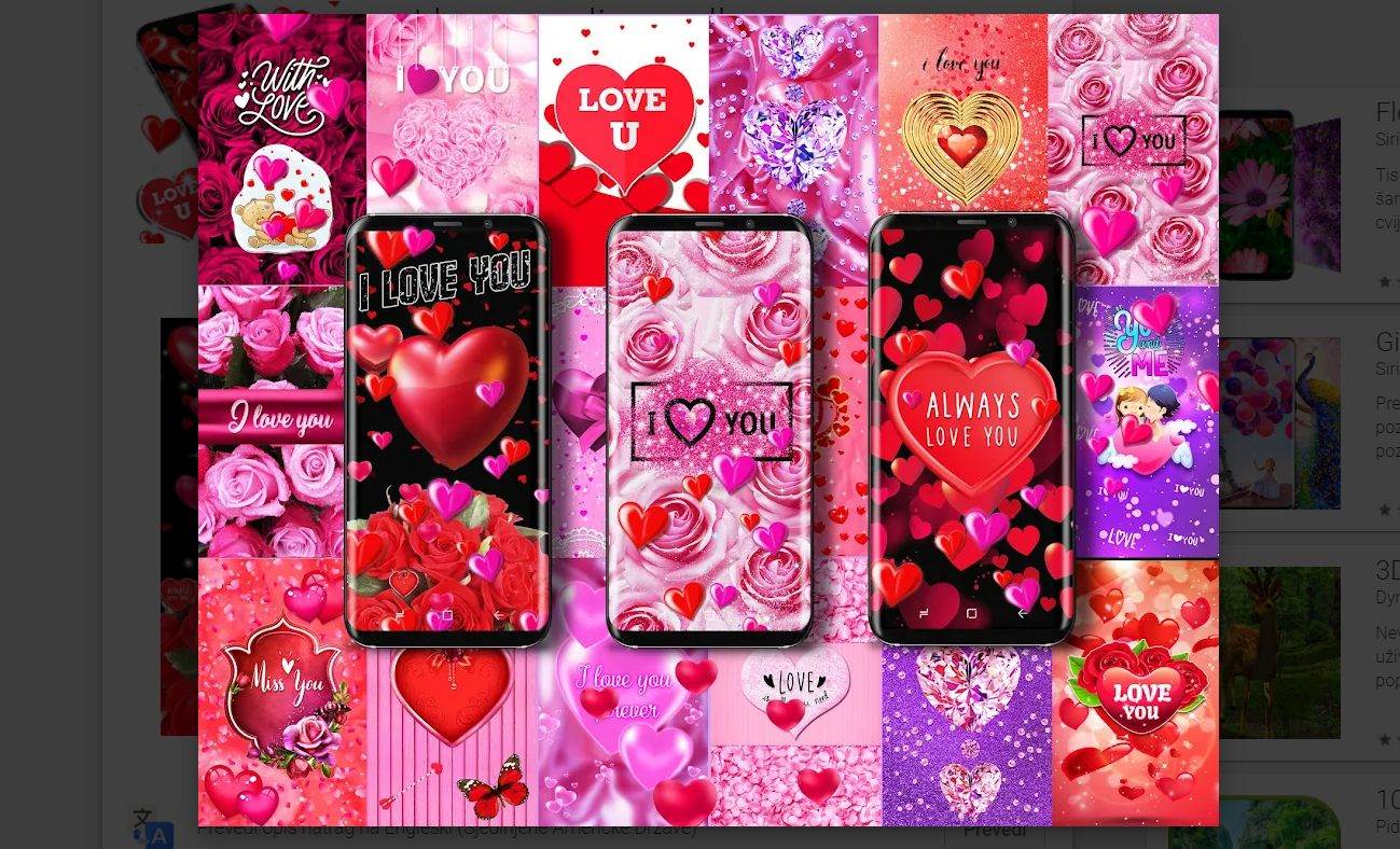 I love you live wallpaper