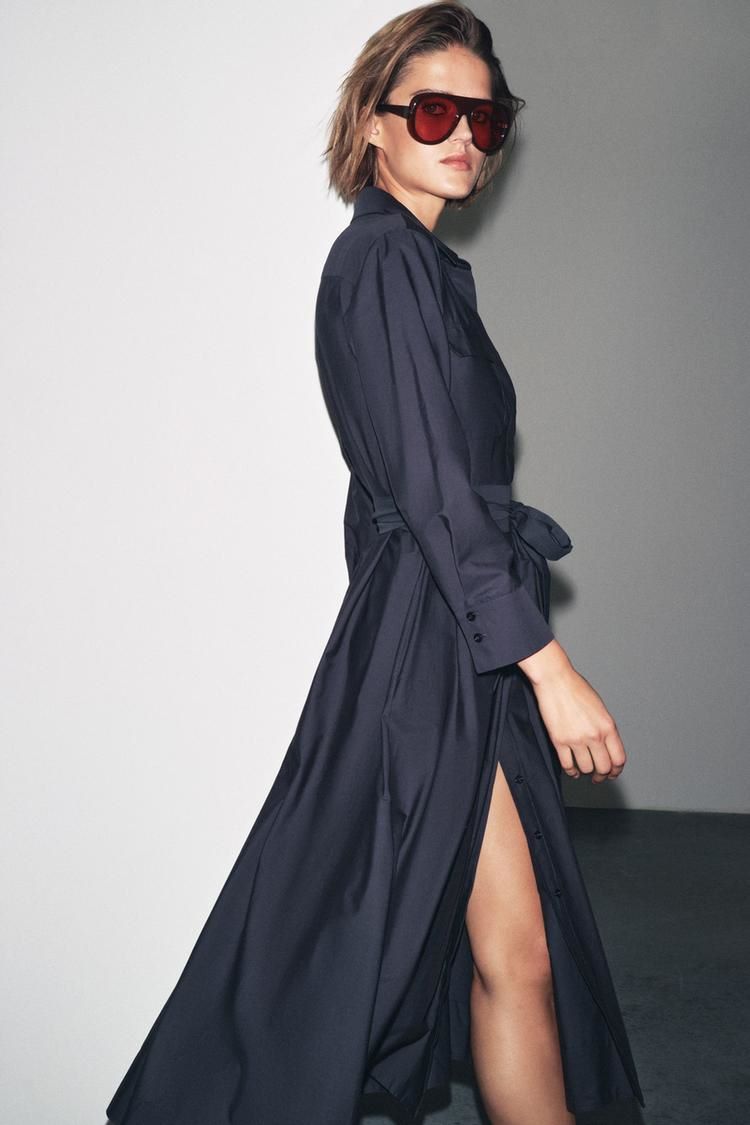 ZW COLLECTION POPLIN SHIRT DRESS/ ZARA/ 59.95 EUR
