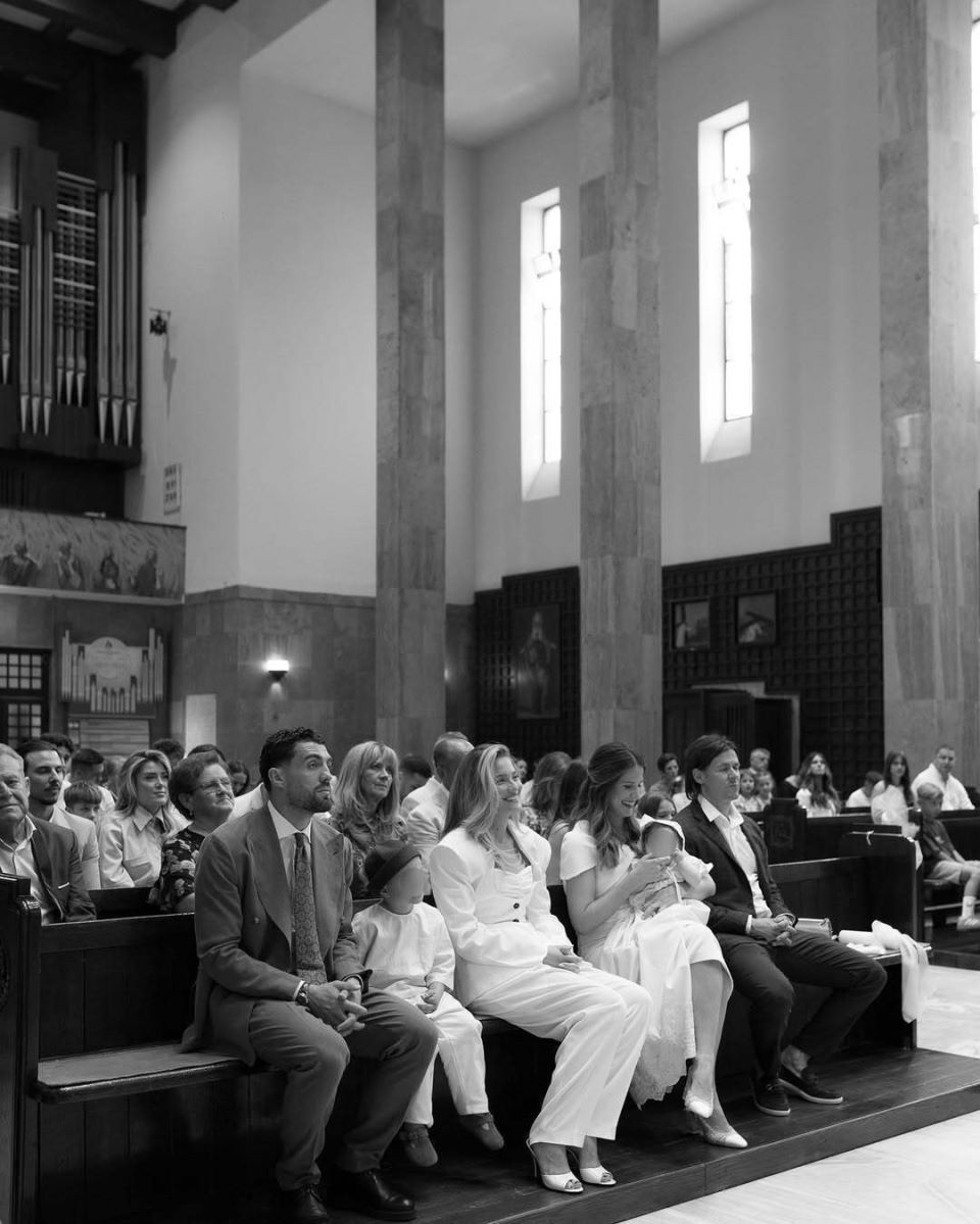 Izabel i Mateo Kovacic pokazali fotografije krštenja kceri Lune