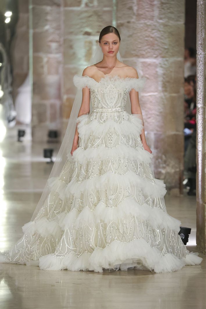 30 vjenčanica Elie Saab revija održana na Tjednu vjenčane mode u Barceloni