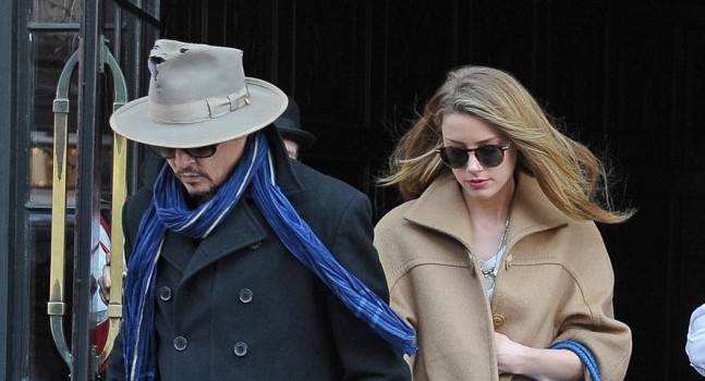 Amber Heard i Johnny Depp