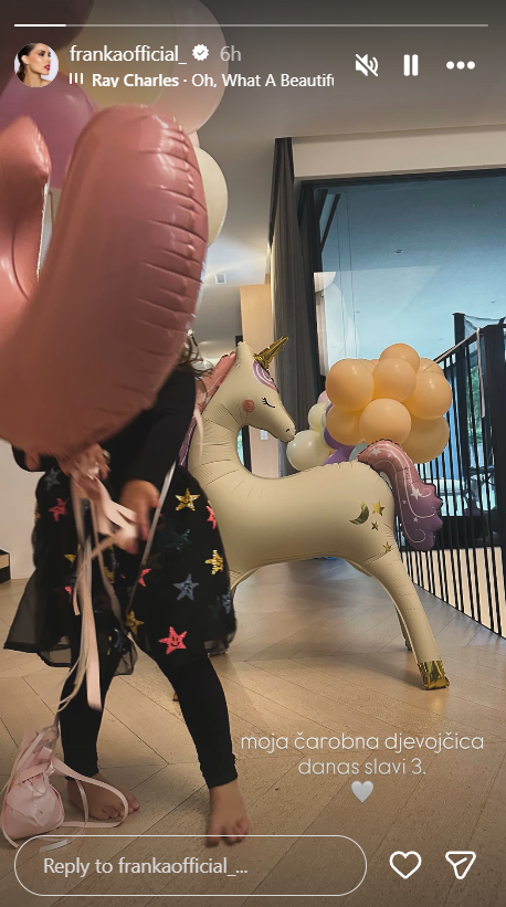 Greta, kći Franke Batelić i Vedrana Ćorluke