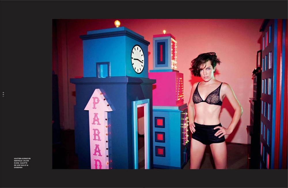 L'Officiel Hommes 'ogolio' Millu Jovovich