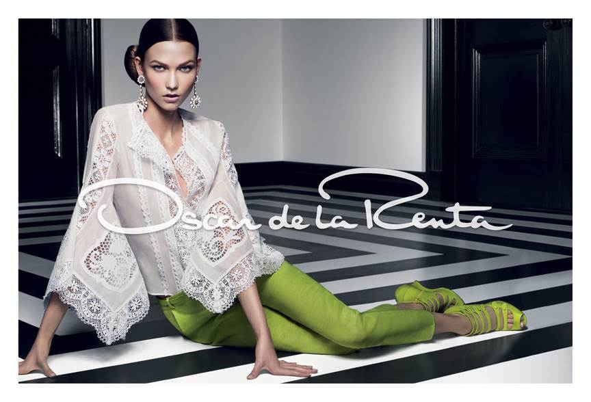 Karlie Kloss za Oscar de la Renta